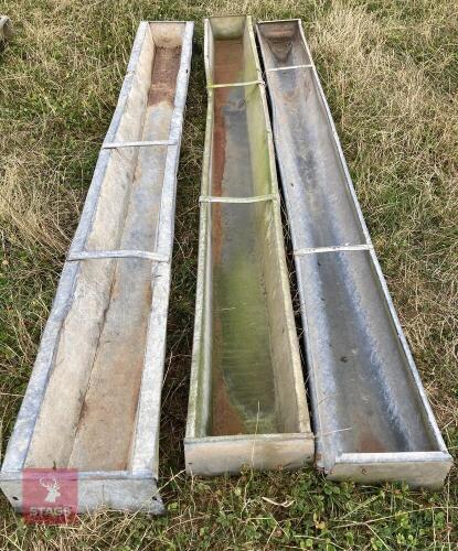 3 X 9' METAL SHEEP TROUGHS