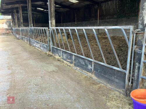 5 X CATTLE FEED BARRIERS