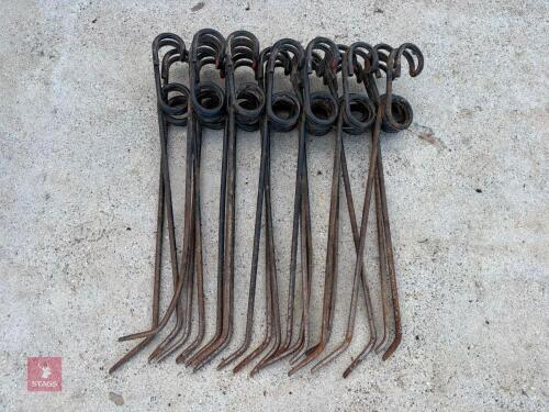20 PARTWORN EINBOCK GRASS HARROW TINES