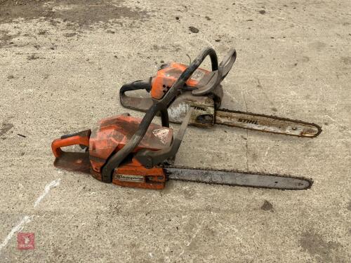 TWO CHAINSAWS (S/R)