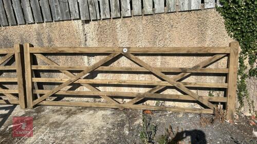 12' WOODEN GATE