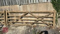 12' WOODEN GATE