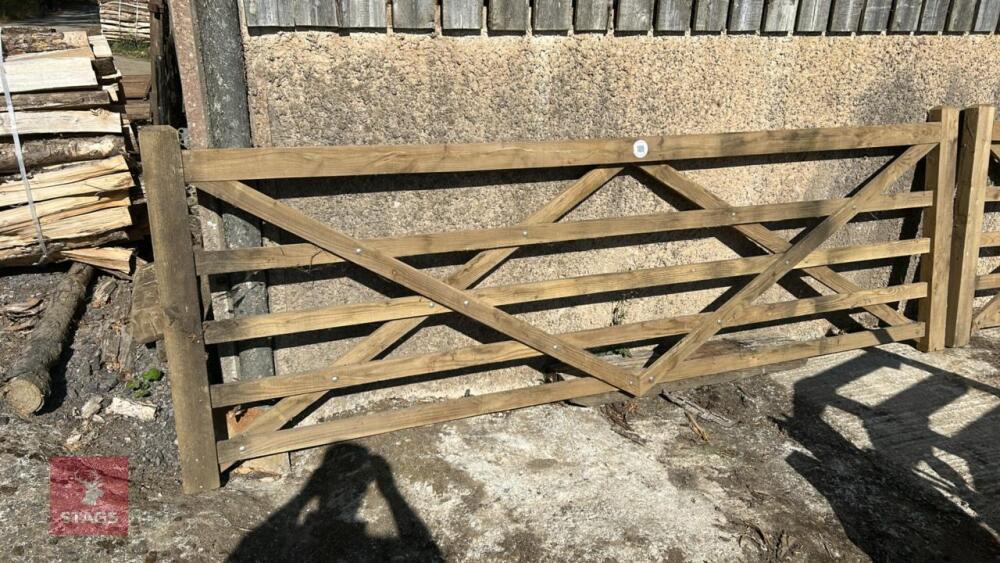 12' WOODEN GATE