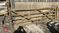12' WOODEN GATE