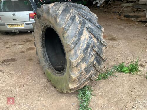 PAIR OF MICHELIN 600/60 R28 TYRES