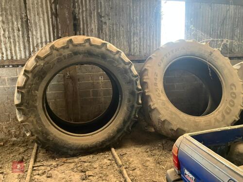 PAIR OF GOODYEAR 650/65 R42 TYRES
