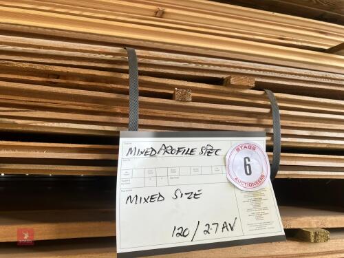 120 LENGTHS OF CEDAR CLADDING (6)