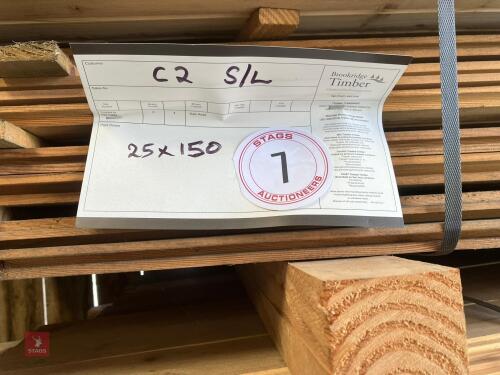 120 LENGTHS OF CEDAR CLADDING (7)