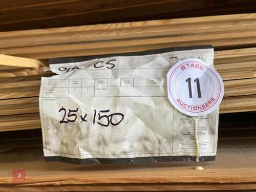 40 LENGTHS OF CEDAR CLADDING (11)