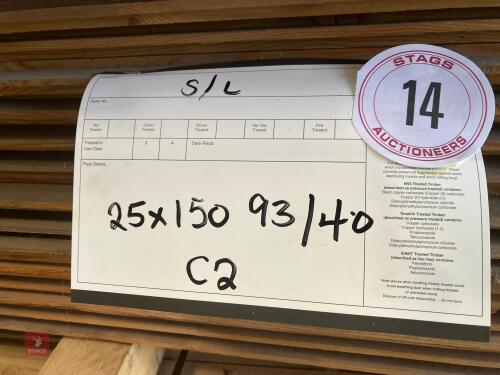90 LENGTHS OF CEDAR CLADDING (14)