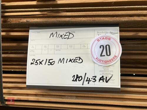 280 LENGTHS OF CEDAR CLADDING (20)