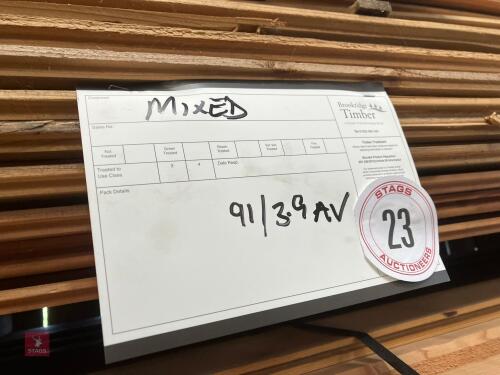 LARGE QUANTITY OF CEDAR CLADDING (23)