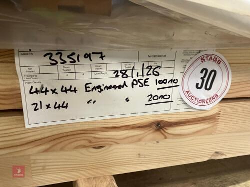 120 LENGTHS OF PSE TIMBER (30)
