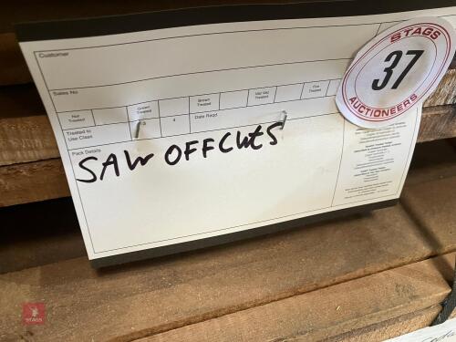 LARGE QUANTITY OF SAWN OFF CUTS (37)