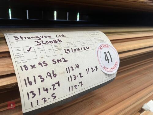 34 LENGTHS OF CEDAR CLADDING (41)