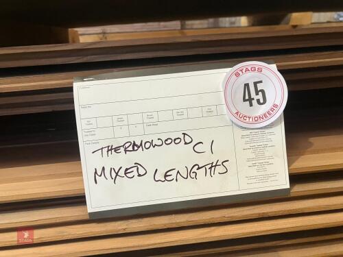 24 LENGTHS OF THERMOWOOD CLADDING (45)