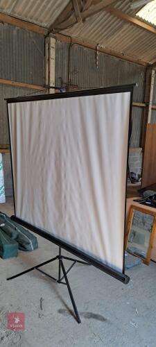 PORTABLE PROJECTOR SCREEN (37A)