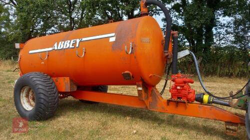 2012 ABBEY 1600G SLURRY TANKER