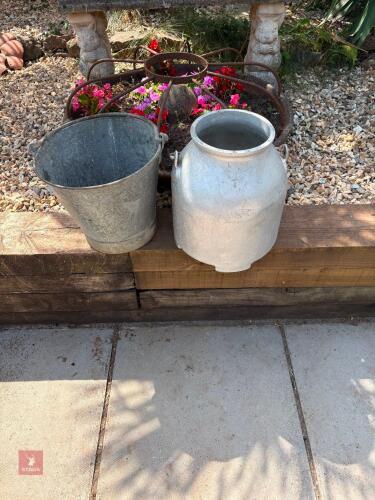 MILKING AND GALVANISED BUCKETS