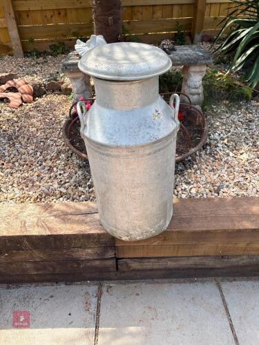 UNIGATE ALUMINIUM MILK CHURN