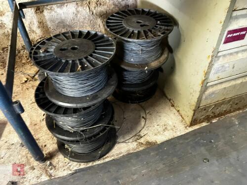8 ROLLS OF ELECTRIC FENCING WIRE