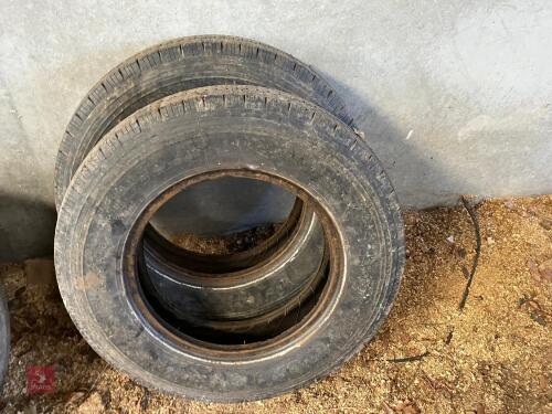 PAIR OF MICHELIN 6.00 R16 TRACTOR TYRES