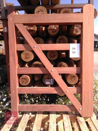 5 BAR HARDWOOD GATE - IROKO