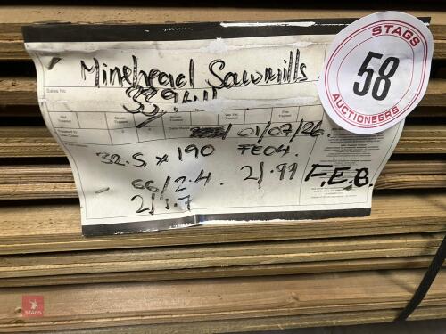 140 LENGTHS OF CEDAR CLADDING (58)