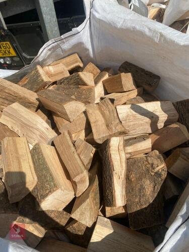 2 DUMPY BAGS OF KILN DRIED LOGS