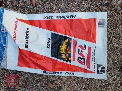 UNUSED 25KG PLASTIC BRITISH FUEL BAGS