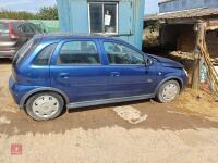 2005 VAUXHALL CORSA TWINPORT (S/R)