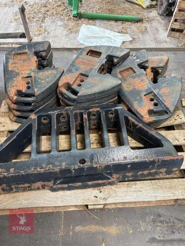 CASE TRACTOR WEIGHTS & BRACKET