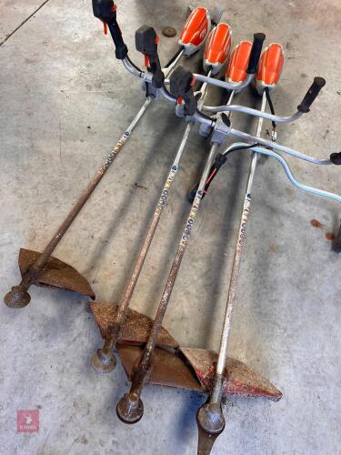 4 X STIHL FSA 130 STRIMMERS (S/R)