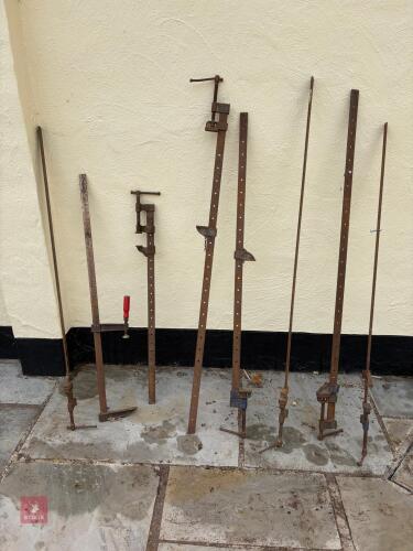 8 SASH CLAMPS