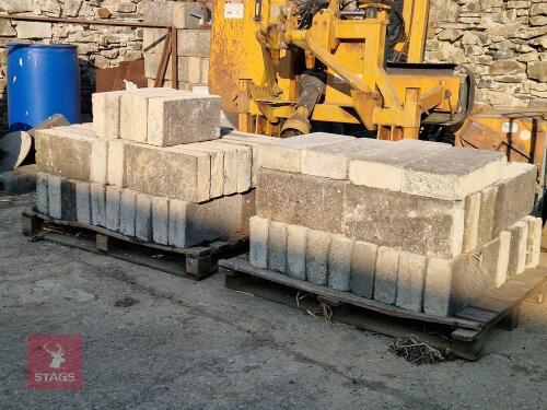 82 USED 4'' CONCRETE BLOCKS