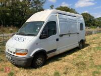 1999 RENAULT MASTER 2.8 TDI VAN (60) - 2