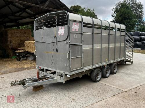 14' HUDSON TRAILERS LIVESTOCK TRAILER