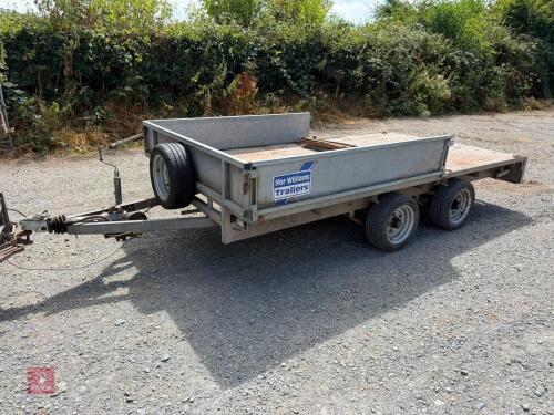 IFOR WILLIAMS 12' FLATBED TRAILER