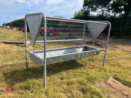 STANDING GALVANISED FEED TROUGH