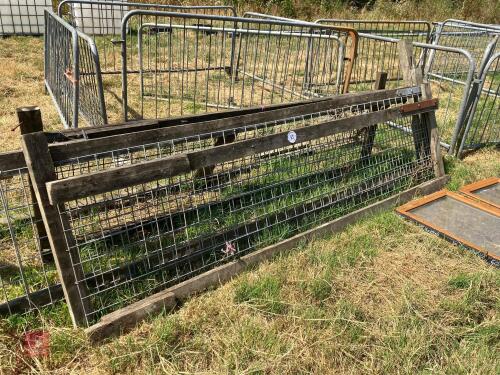 4 X WOODEN BARRIERS/FRONTS (53)