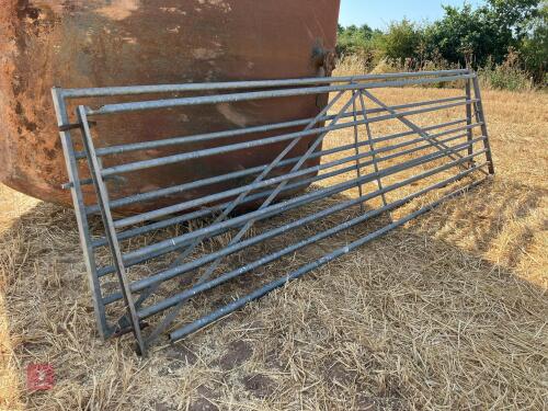 2 X 14' GALVANSED FIELD GATES