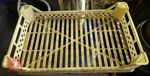20 VEGETABLE PLASTIC STORAGE CRATES