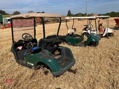 3 E2GO GOLF CARTS (S/R)