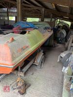 1970'S SPEED BOAT WITH TRAILER (S/R) - 3