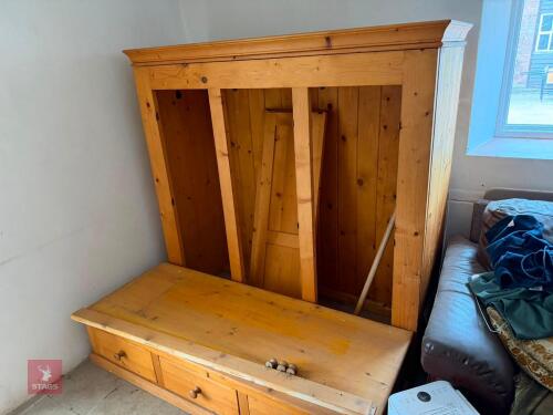 LARGE WOODEN WARDROBE