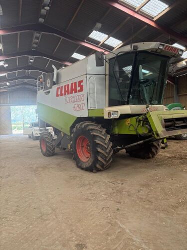 1998 CLAASA LEXION 420 COMBINE HARVEST