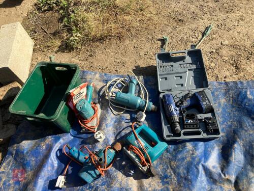 ASSORTED POWER TOOLS (8)