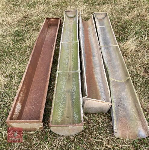 4 SHEEP FEED TROUGHS (S/R)