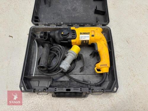 DEWALT 110V SDS DRILL & CASE