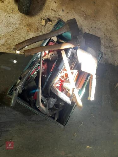BOX OF ASSORTED TOOLS